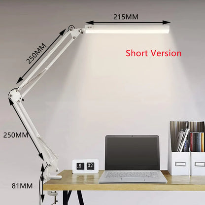 Clamp desk lamp with swing arm and 10W LED, view 6