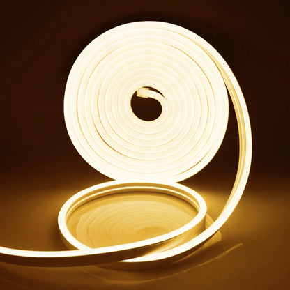 Warm white neon rope light 3000K glow