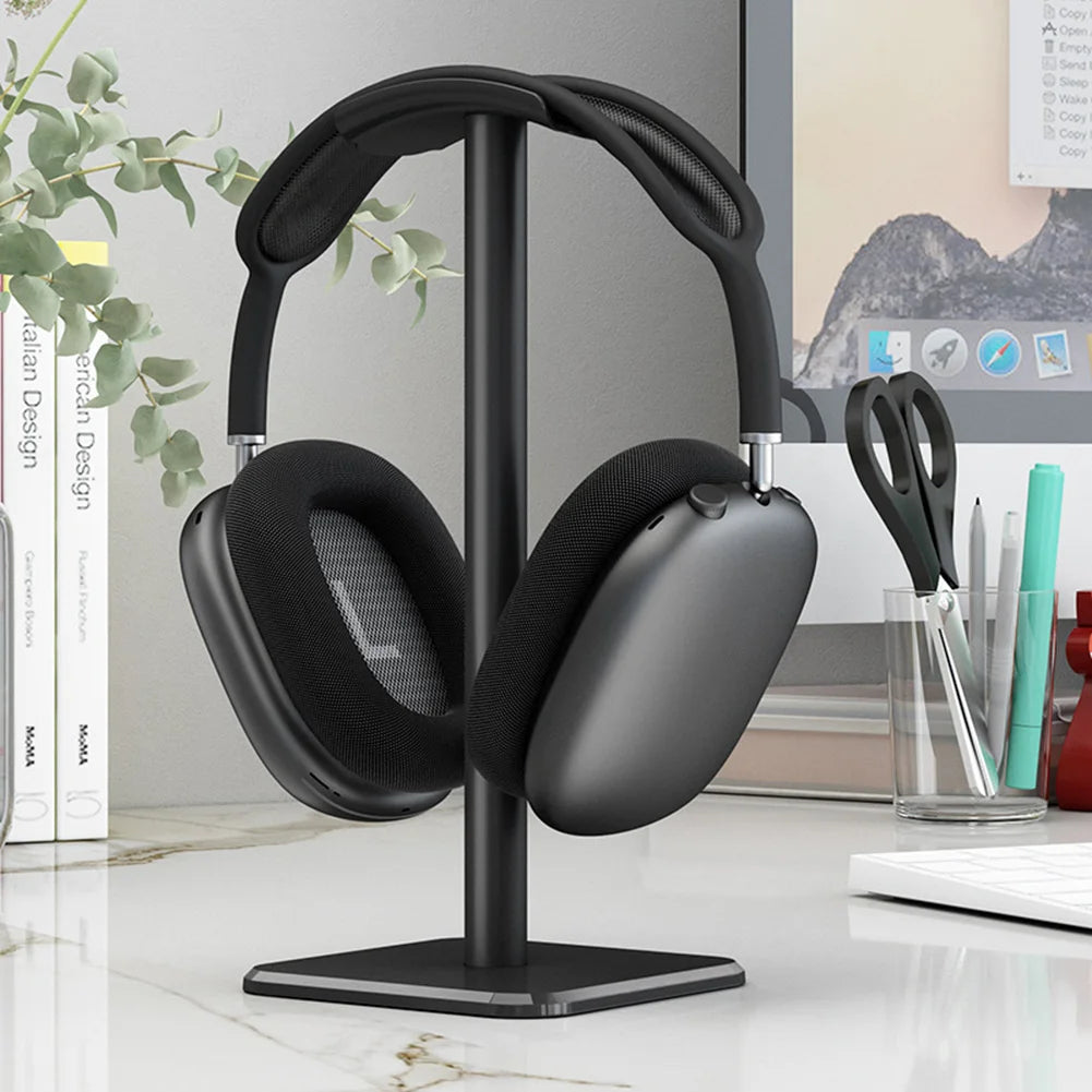 Slim aluminium headphone stand, view 2