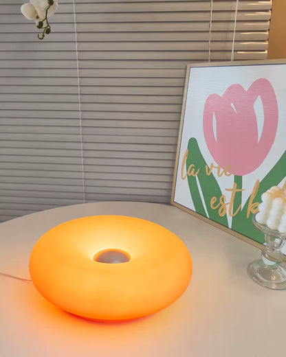 Donut lamp 16 colour options display