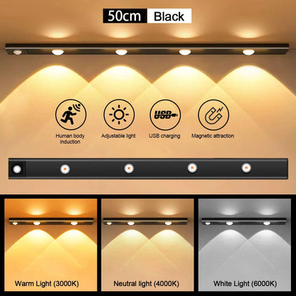 USB rechargeable motion light control