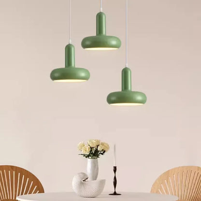 Bedside Pendant Light, 3-Color Dimmable Mushroom Lamp