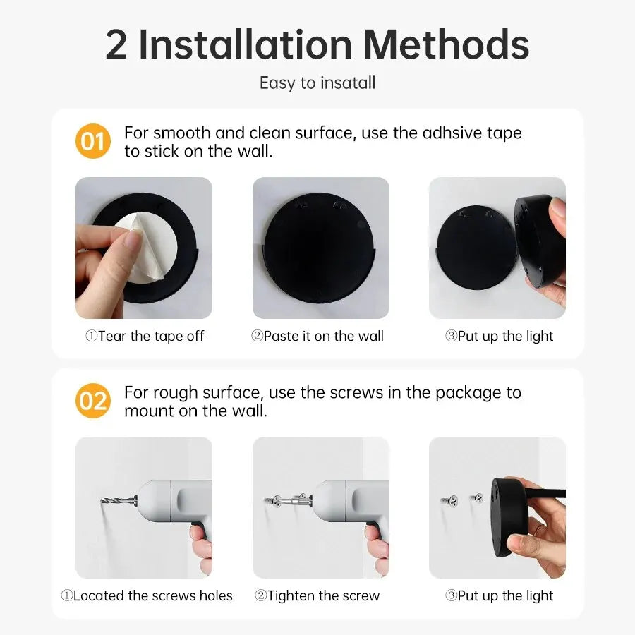 USB rechargeable motion sensor spotlight