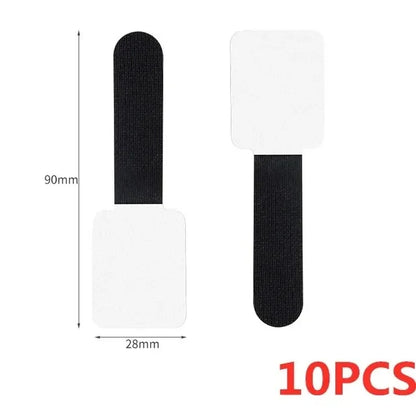 Pack of 40 reusable cable ties laid out