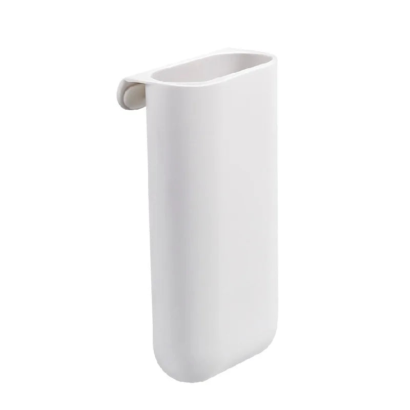 Adhesive stick on pen holder tube in grey or white, view 12