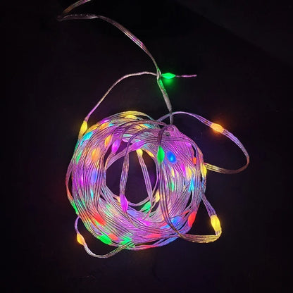 RGBIC string lights Christmas tree decor