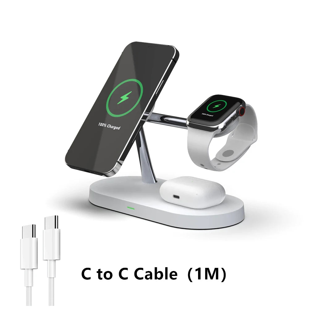 3 in 1 magnetic wireless charging station, view 7