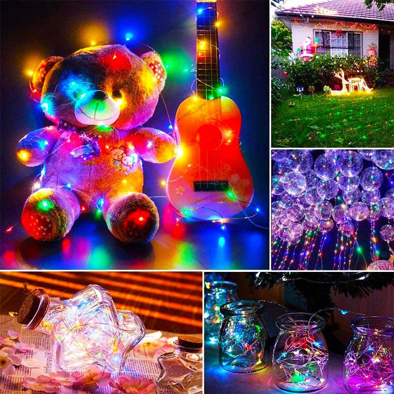 Battery box for wireless LED string lights
