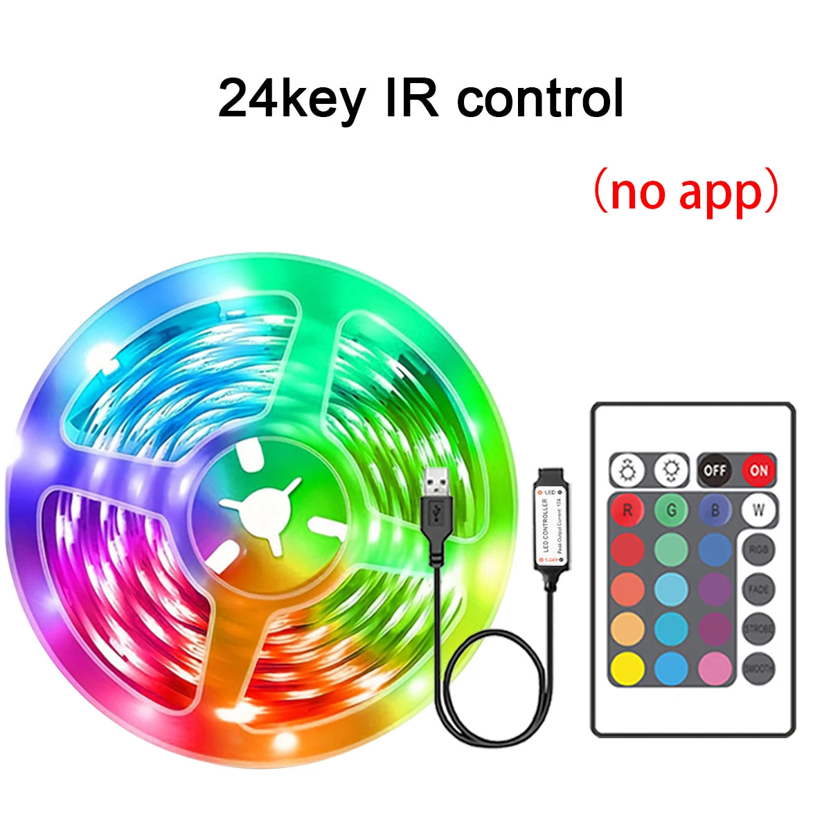 LED tape light adhesive backing installation