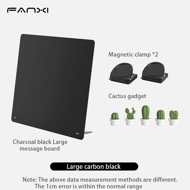 Reverse side of the double sided magnetic board