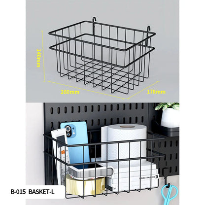 Pegboard set contents shown before assembly