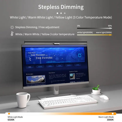 50cm monitor light bar for the top of a screen, view 3