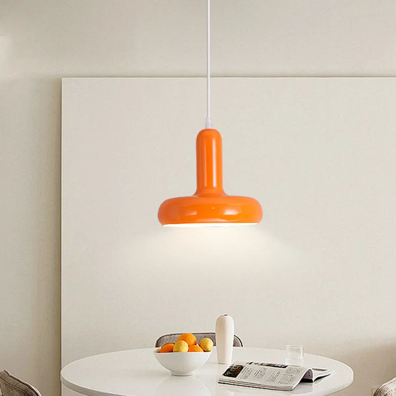 Bedside Pendant Light, 3-Color Dimmable Mushroom Lamp