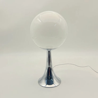 Glass lamp natural cool warm light mode