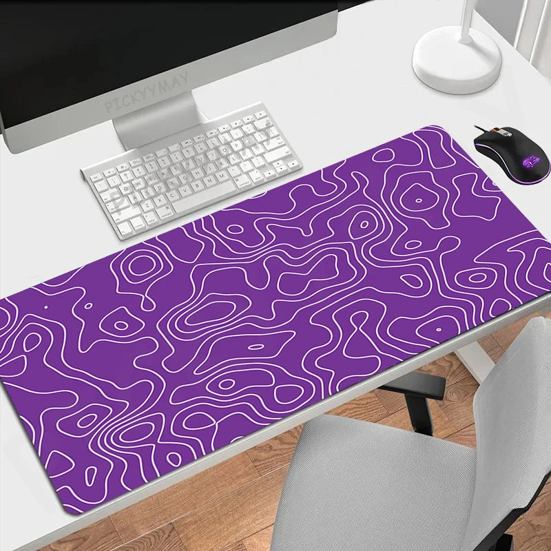 Desk mat with a two tone gradient print, view 6