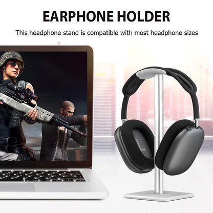 Slim aluminium headphone stand, view 3