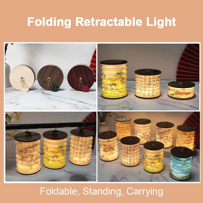 Four lantern shade colours shown together