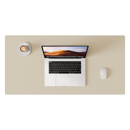 PU leather desk mat with stitched edges, view 9