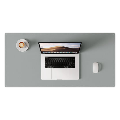 PU leather desk mat with stitched edges, view 18