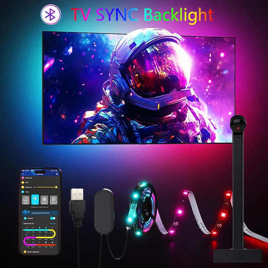 TV sync backlight LED strip color sensor