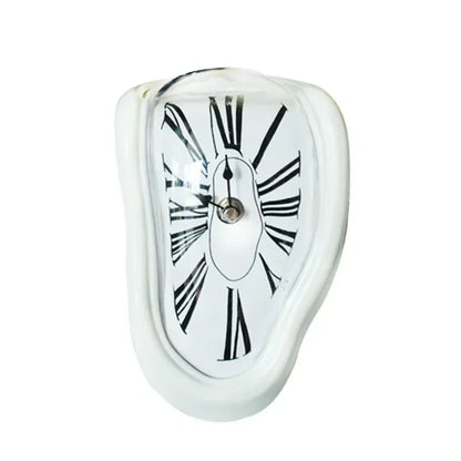 All four melting clock finishes shown together