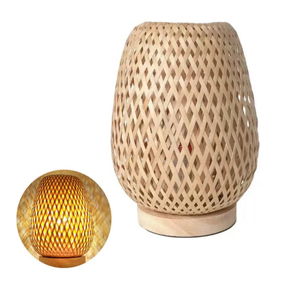 Bamboo woven lamp size and dimensions guide