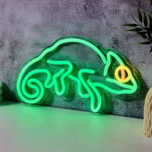 Chameleon neon sign USB powered colourful LED light