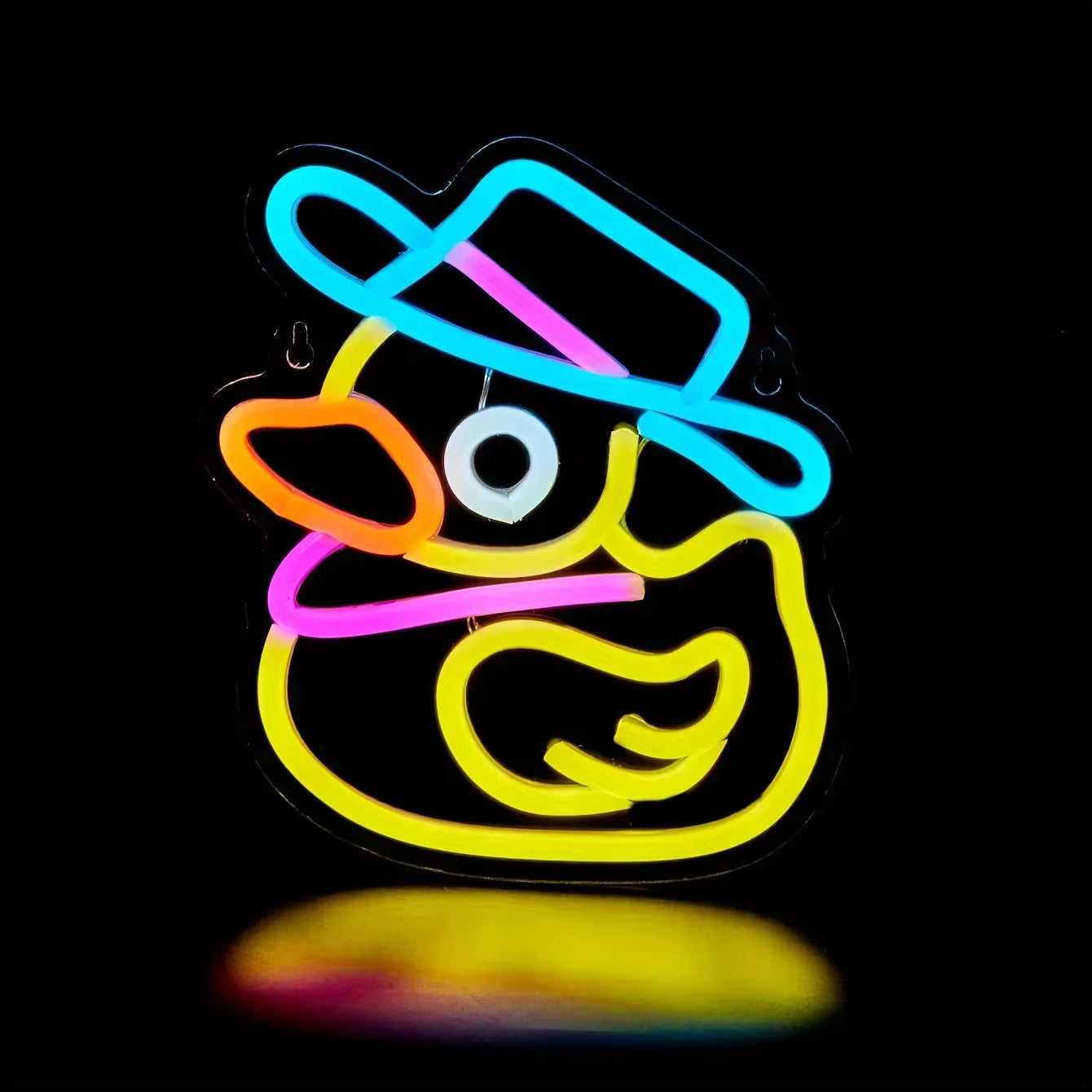 Cowboy duck LED neon light party decoration