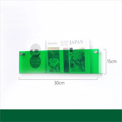 Brochure display rack acrylic in color 10