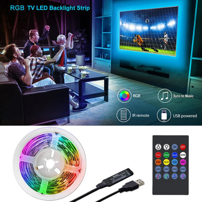 TV backlight remote control colour modes