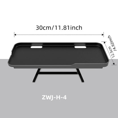 Black steel monitor top shelf, view 11