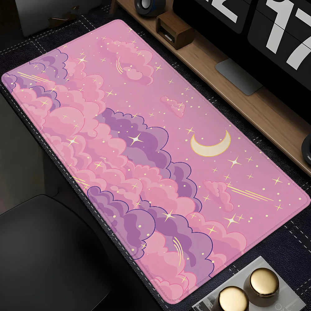 Anime skyscape desk mat, view 6