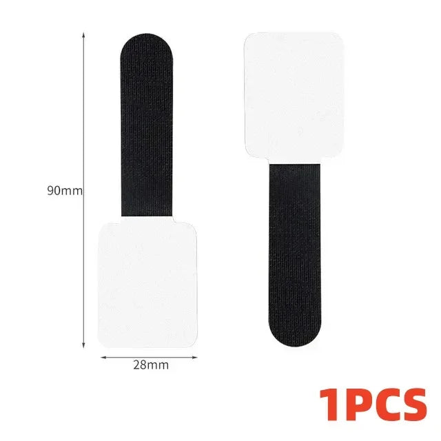 Nylon cord organiser strap close up