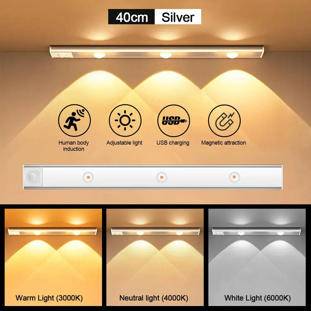 Motion sensor night light peel stick
