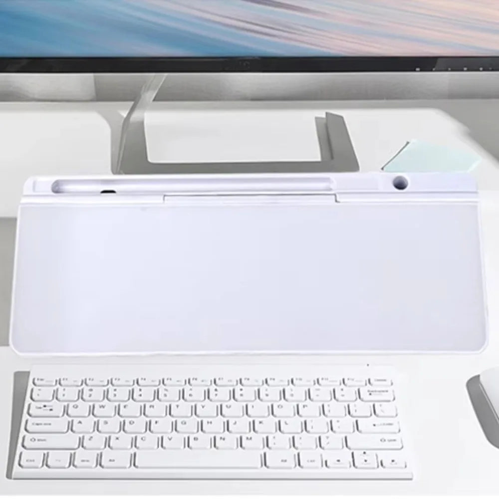 Desk whiteboard size guide showing 39cm width