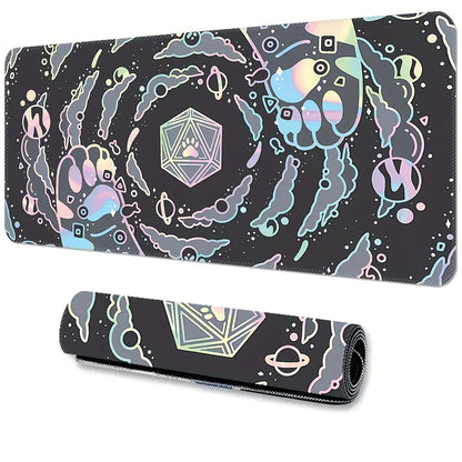 Large desk mat with a cat paw design, view 5