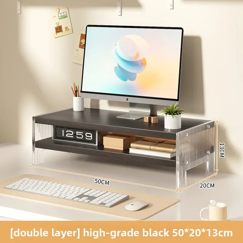 Acrylic monitor stand and desk riser, view 8
