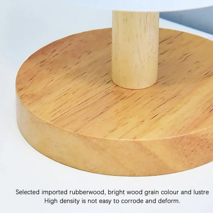 Modern square table lamp with dimmable warm light technology