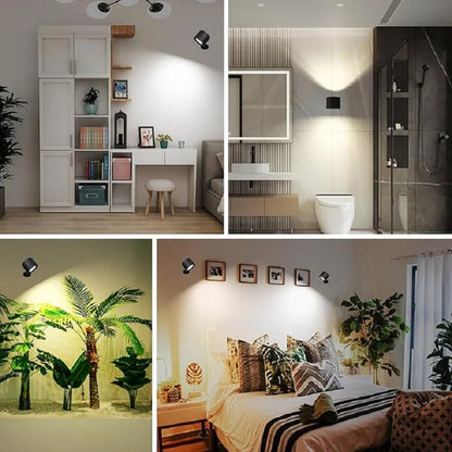 Rechargeable LED wall light touch control