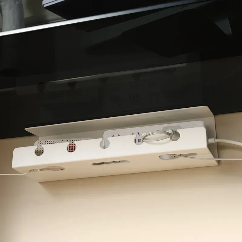 Clamp on cable tray, part of the gaming desk setup bundle