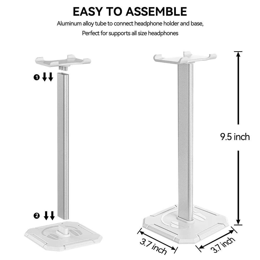 Slim aluminium headphone stand, view 14