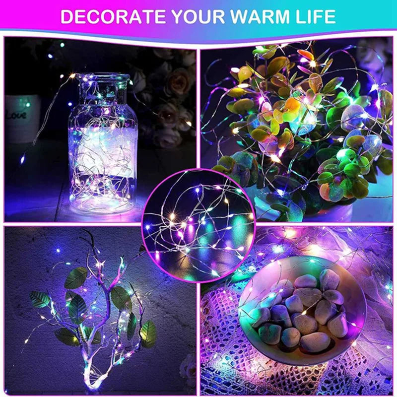 Battery pack for copper wire LED lights