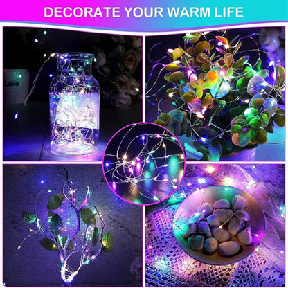 Battery pack for copper wire LED lights
