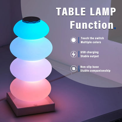 RGB table lamp 16 color LED touch control