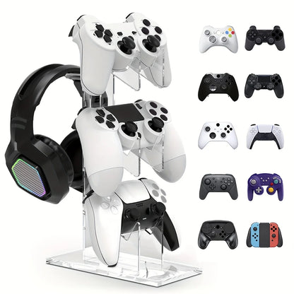 Three tier controller and headphone holder, view 10