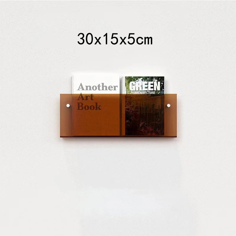 Professional acrylic pamphlet display wall mounted