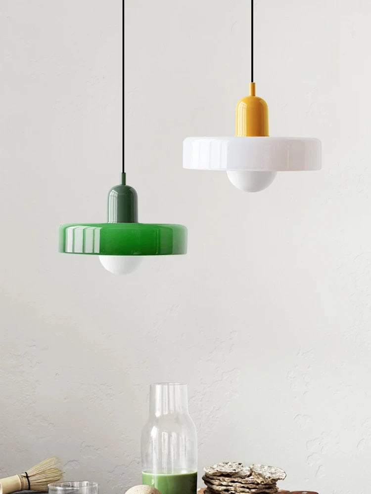 Modern glass pendant chandelier dining room lighting