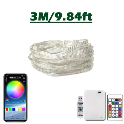 Fairy light length options 1M to 10M