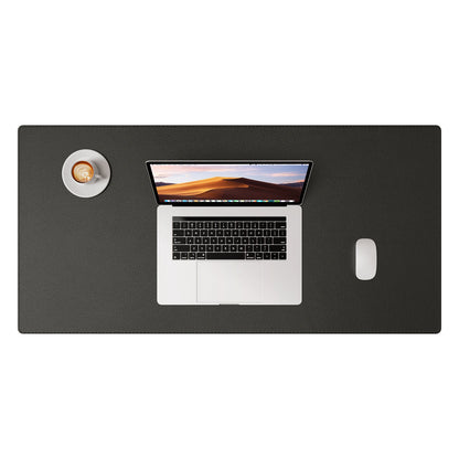 PU leather desk mat with stitched edges, view 7