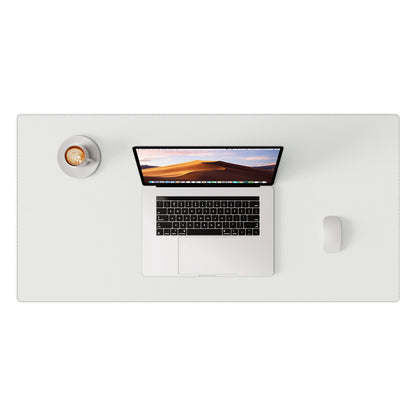 PU leather desk mat with stitched edges, view 21